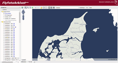 Desktop Screenshot of geonord.flyfotoarkivet.dk