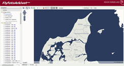 Desktop Screenshot of nordjylland.flyfotoarkivet.dk